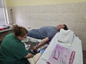 Земеделският производител Иван Кабуров дари кръв в кампанията“Усмихни сърце“