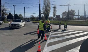Стартира почистване и боядисване на кръговите на мостa над река Марица