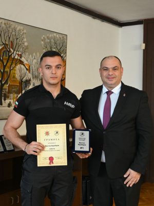 Курсант от Пазарджик с престижни спортни отличия от Академията на МВР