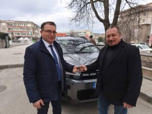 Полицейското управление в Панагюрище с нов автомобил