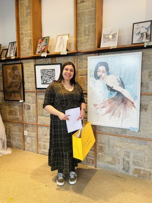 Изложба на млада художничка бе открита в Панагюрище