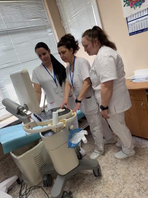 Бъдещи акушерки на практика в МБАЛ-Пазарджик