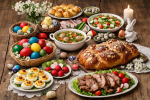 Скромната великденска трапеза поскъпва: около 100 евро за празника тази година