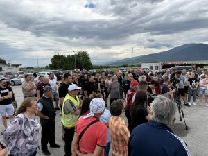 Жители на община Септември протестираха срещу увеличението на такса „Смет“