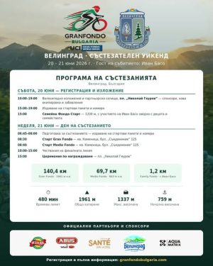 Този уикенд във Велинград старт и финал на „Гран фондо – България „