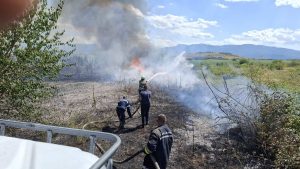 Пожарът край Карабунар е потушен