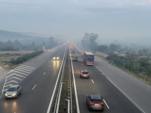 Възстановено е движението и в двете посоки по АМ „Тракия“