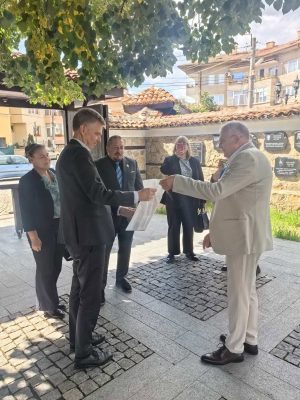 Посланикът на Дания посети музея в Панагюрище